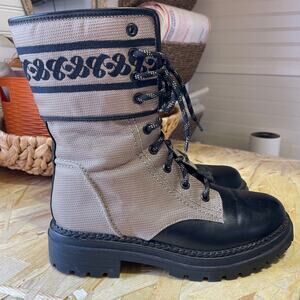 Sam & Libby Stella Embroidered Combat Boot